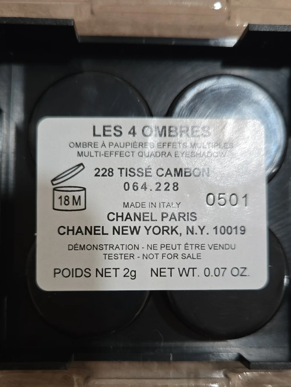 NWT Chanel Eyeshadow Quad - Tisse Cambon!